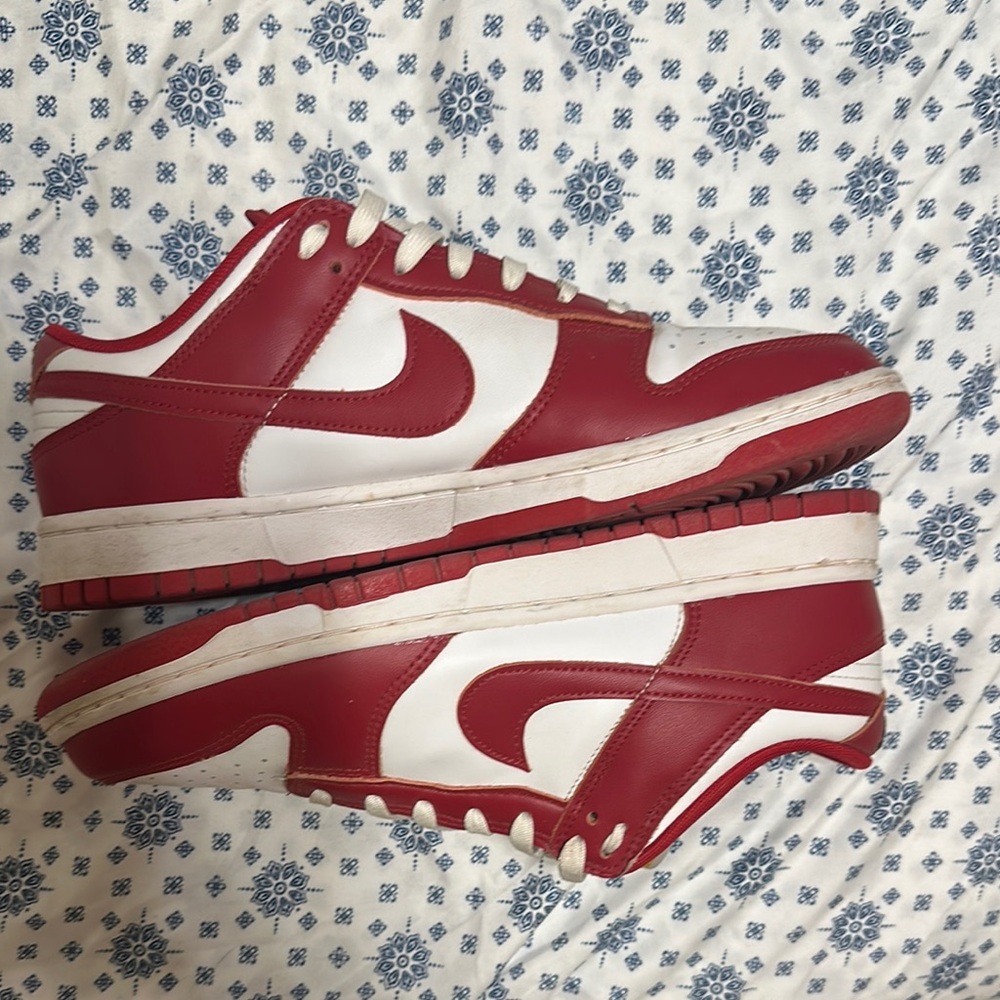 Nike Red and White Sneakers